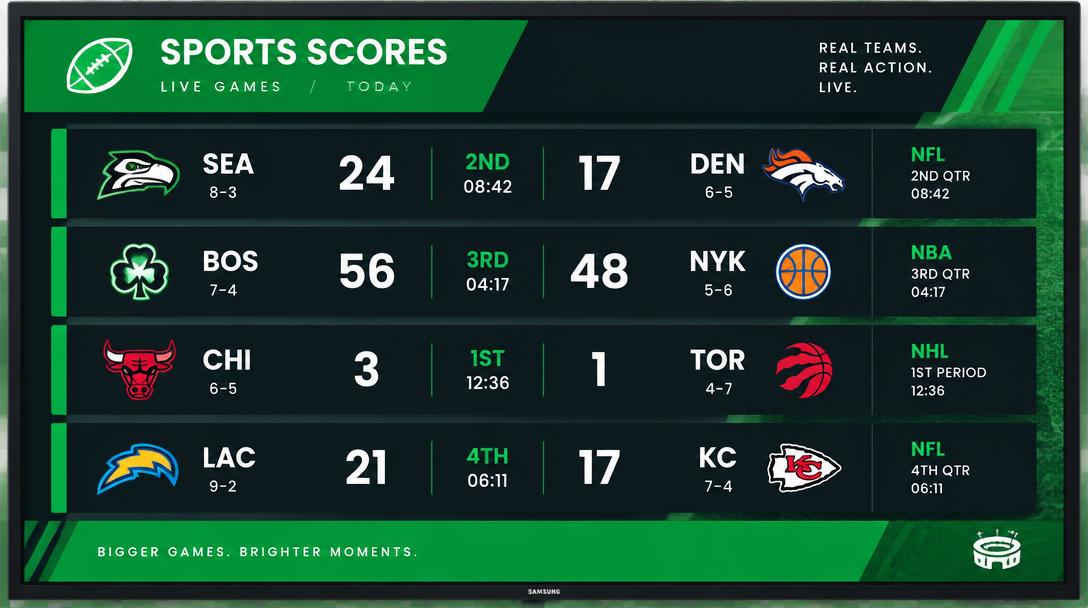 Live Scores preview
